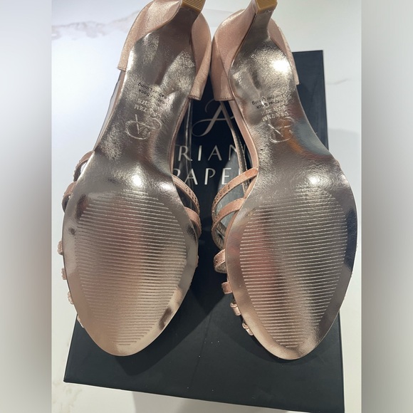 NWT ADRIANNA PAPELL Judy Shea Satin, Glittery, Size 7 1/2M - Picture 6 of 7